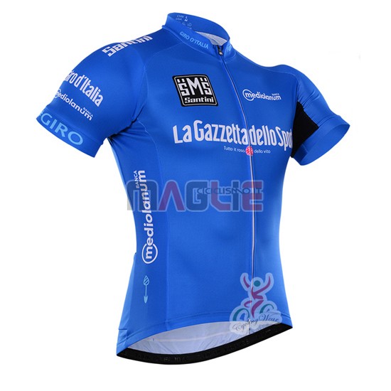 Maglia Tour de Italia manica corta 2016 blu e bianco